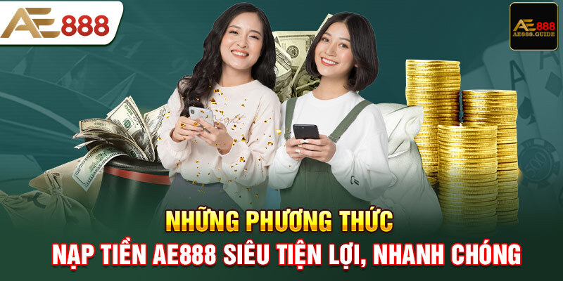 Quá trình nạp tiền diễn ra nhanh chóng, đơn giản