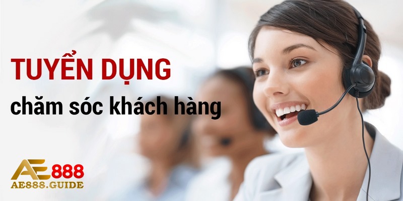 Nhân viên tư vấn, hỗ trợ dịch vụ khách hàng