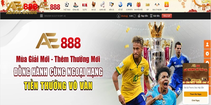 Thể Thao AE888 - Khám phá kho game 